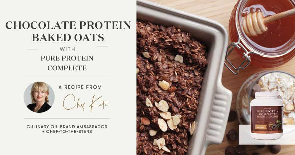 Chocolate Protein Baked Oats