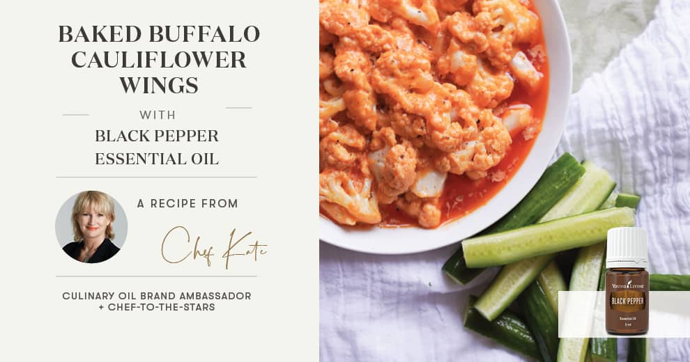 Baked Buffalo Cauliflower Wings