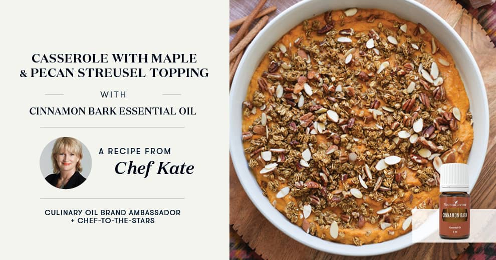 Winter Squash Casserole with Maple &amp; Pecan Streusel Topping