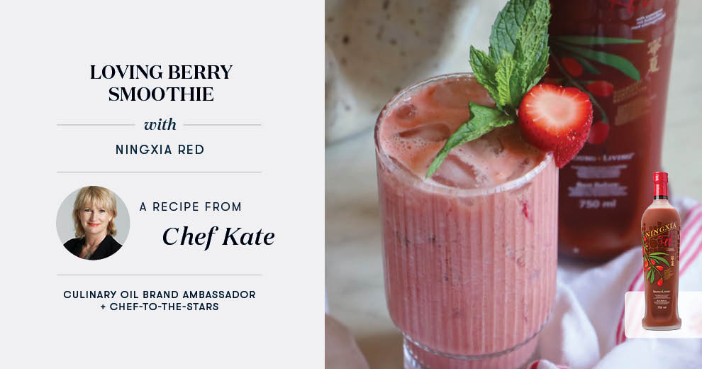 Loving Berry Smoothie with NingXia Red