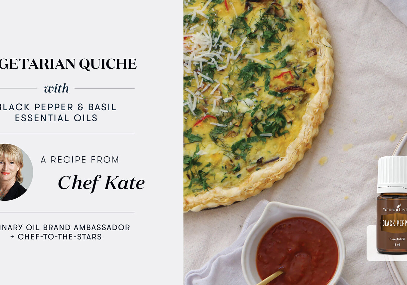 Zucchini &amp; Mushroom Vegetarian Quiche